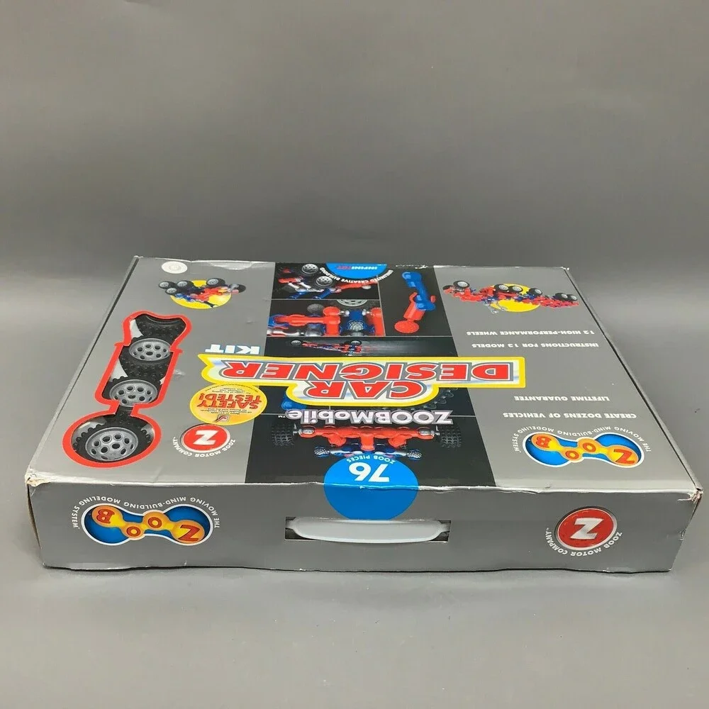 Infinitoy Zoobmobile Car Designer Create Dozens of Vehicles 76 Zoob Pieces - New
